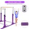 Adjustable Kids Gymnastics Parallel Bars Double Horizontal Training Steel Frame